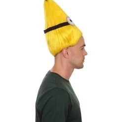 HPO Animation Yellow Mens Wig | Yellow Wig | Premium Breathable Capless Cap