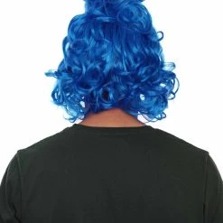 HPO Blue Mens Wig | Cosplay Halloween Wig | Premium Breathable Capless Cap Men's 12 HPO Blue Mens Wig | Cosplay Halloween Wig | Premium Breathable Capless Cap Men's