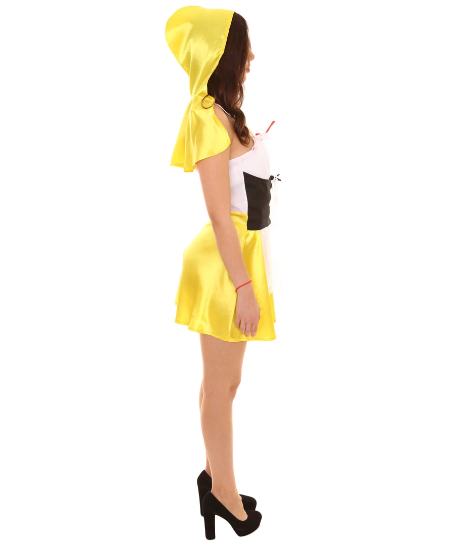 HPO Adult Women's Hot Carton Costume | Orange Cosplay Costume 6 HPO Adult Women's Hot Carton Costume | Orange Cosplay Costume