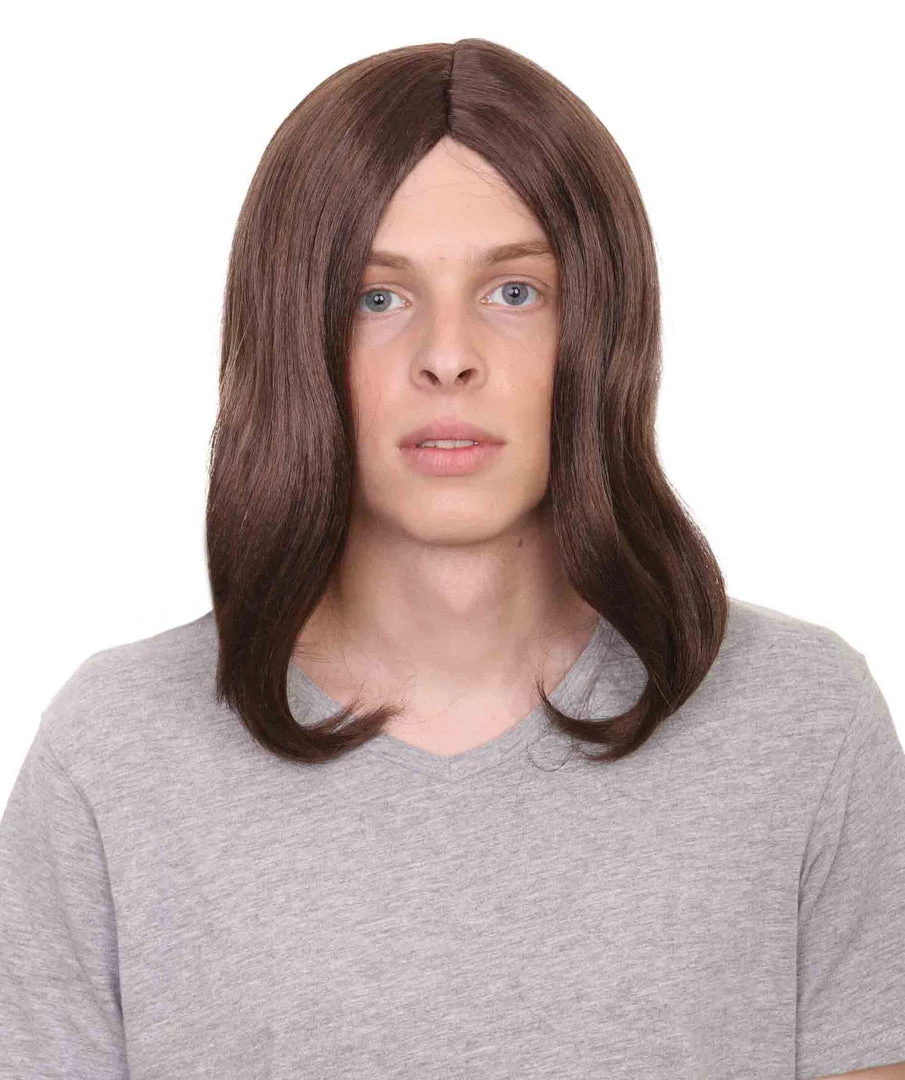 HPO Hollywood Mens Rocker Wig | Pop Star Cosplay Halloween Wig | Premium Breathable Capless Cap 1 HPO Hollywood Mens Rocker Wig | Pop Star Cosplay Halloween Wig | Premium Breathable Capless Cap