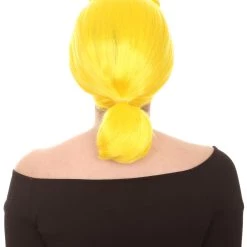 HPO Women's Animation Style Wig | Yellow Wigs | Premium Breathable Capless Cap 12 HPO Women's Animation Style Wig | Yellow Wigs | Premium Breathable Capless Cap