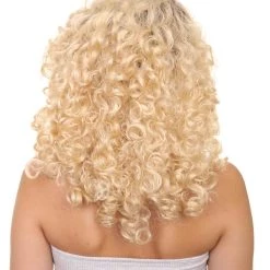 HPO Women's Latina Diva Womens Wig | Long Curly Blond Fancy Halloween Wig | Premium Breathable Capless Cap 14 HPO Women's Latina Diva Womens Wig | Long Curly Blond Fancy Halloween Wig | Premium Breathable Capless Cap