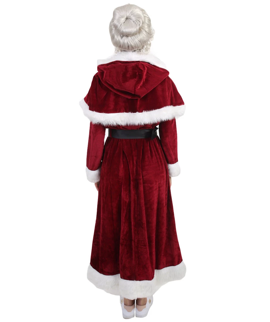 HPO Adult Women's Deluxe Classic Mrs. Santa Claus Costume | Multi Cosplay Xmas Costume 5 HPO Adult Women's Deluxe Classic Mrs. Santa Claus Costume | Multi Cosplay Xmas Costume
