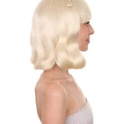 Adult Women's 11" Inch Medium Length Straight Halloween Princess Pop Star Wig, Synthetic Soft Fiber Hair, Perfect For Your Next Conventiton And Group Cosplay Party! | HPO 12 Adult Women's 11
