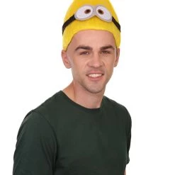 HPO Animation Yellow Mens Wig | Yellow Cartoon Wig | Premium Breathable Capless Cap Men's