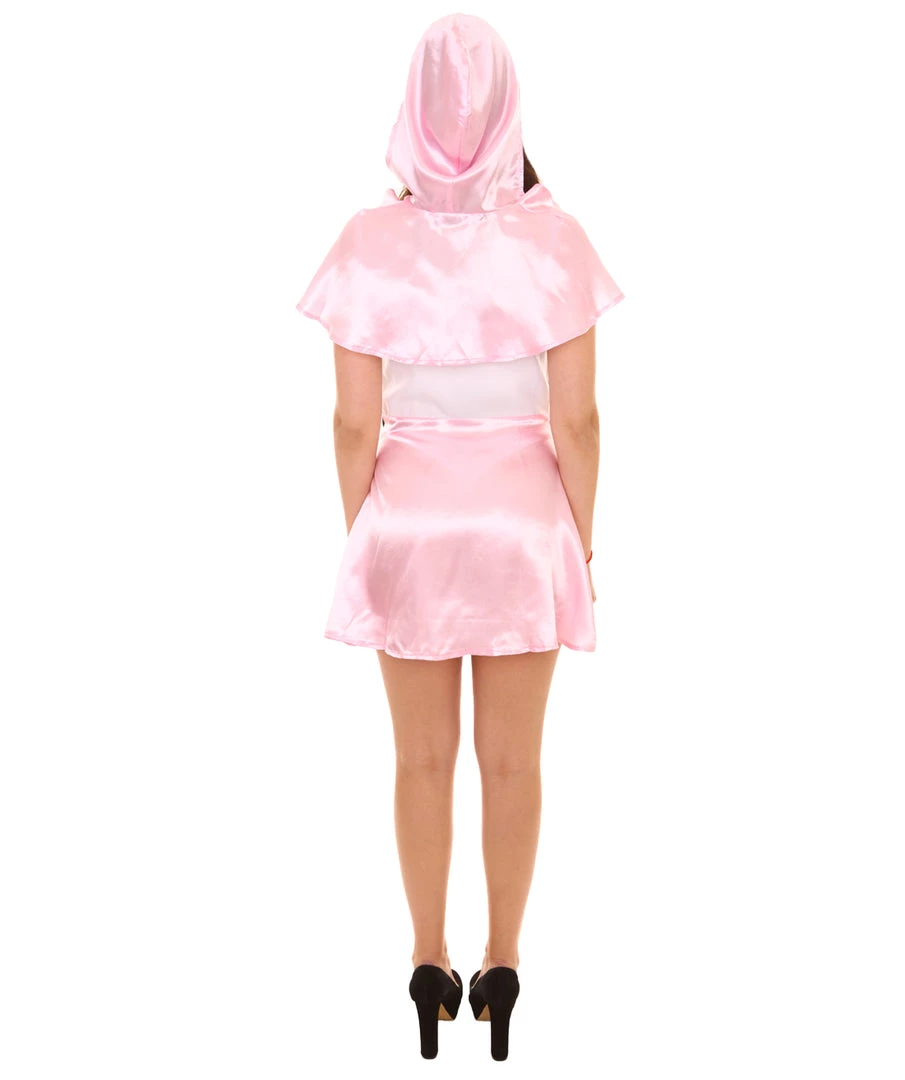 HPO Adult Women's Hot Carton Costume | Lt Pink Cosplay Costume 5 HPO Adult Women's Hot Carton Costume | Lt Pink Cosplay Costume