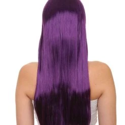 HPO Long Bob Womens Wig | Fancy Party Event Ready Halloween Wig (Lots Of Color Options) | Premium Breathable Capless Cap