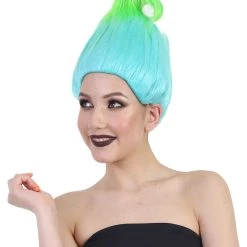 BC SALE Bluish Green Troll Wigs | Cosplay Trolls Wig | Premium Breathable Capless Cap 13 BC SALE Bluish Green Troll Wigs | Cosplay Trolls Wig | Premium Breathable Capless Cap