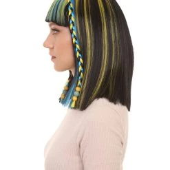 HPO Womens Medium Straight Styles Multi Color Wig | Premium Breathable Capless Cap 11 HPO Womens Medium Straight Styles Multi Color Wig | Premium Breathable Capless Cap