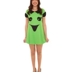 HPO Adult Women's Ghost Dress | Green Halloween Costume