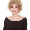 HPO 70's Funky Afro Unisex Wig | Blonde Retro Wig | Premium Breathable Capless Cap