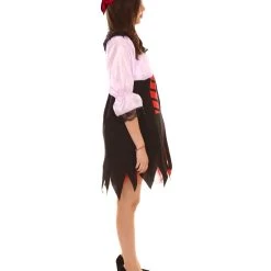 HPO Adult Women's Sexy Pirate Costume | Lt Purple Cosplay Costume