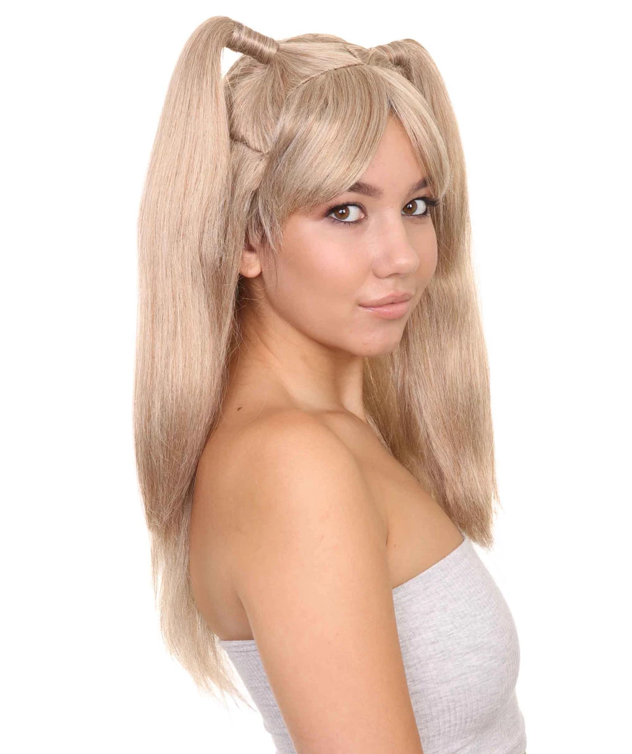 HPO Men's Lolita Cosplay Womens Wig | Long Blond Ponitail Character Wig | Premium Breathable Capless Cap 7 HPO Men's Lolita Cosplay Womens Wig | Long Blond Ponitail Character Wig | Premium Breathable Capless Cap