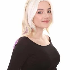 HPO Mixed Color Braided Womens Wig | Fancy Party Event Ready Halloween Wig | Premium Breathable Capless Cap Women's 14 HPO Mixed Color Braided Womens Wig | Fancy Party Event Ready Halloween Wig | Premium Breathable Capless Cap Women's