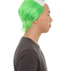 HPO Men's Green Mens Wig | Cosplay Halloween Wig