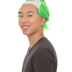 HPO Men's Green Mens Wig | Cosplay Halloween Wig