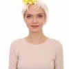 HPO Women's White Short Wig With Hair Clip Set | TV/Movie Wigs | Premium Breathable Capless Cap