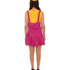 HPO Adult Women's Bad Plumber Costume | Yellow Halloween Costume