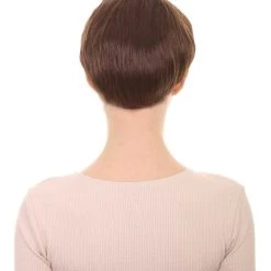 HPO Womens TV Adult Wig | Brown TV/Movie Wigs | Premium Breathable Capless Cap Women's