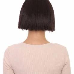 HPO Super Model Black & Purple Bob Womens Wig | Bob Party Ready Fancy Cosplay Halloween Wig | Premium Breathable Capless Cap Women's 12 HPO Super Model Black & Purple Bob Womens Wig | Bob Party Ready Fancy Cosplay Halloween Wig | Premium Breathable Capless Cap Women's