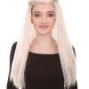HPO Witch Womens Wig | Blonde Long Vintage Wig | Premium Breathable Capless Cap Men's