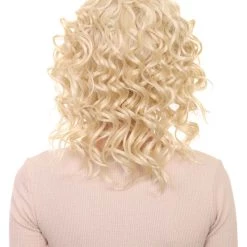 HPO The Bad Girl Curly Blonde Womens Wig | Sexy Cosplay Party Halloween Wig | Premium Breathable Capless Cap Women's 12 HPO The Bad Girl Curly Blonde Womens Wig | Sexy Cosplay Party Halloween Wig | Premium Breathable Capless Cap Women's