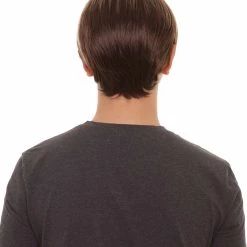 HPO Men Fancy Brown Wig | Cosplay Halloween Wig | Premium Breathable Capless Cap 12 HPO Men Fancy Brown Wig | Cosplay Halloween Wig | Premium Breathable Capless Cap