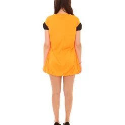 HPO Adult Women's Ghost Dress Costume | Orange Halloween Costume