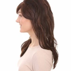 HPO Women's Superstar Dark Brown Long Wavy Womens Wig | Natural Looking Wavy Wig | Premium Breathable Capless Cap 11 HPO Women's Superstar Dark Brown Long Wavy Womens Wig | Natural Looking Wavy Wig | Premium Breathable Capless Cap