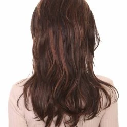 HPO Women's Superstar Dark Brown Long Wavy Womens Wig | Natural Looking Wavy Wig | Premium Breathable Capless Cap 12 HPO Women's Superstar Dark Brown Long Wavy Womens Wig | Natural Looking Wavy Wig | Premium Breathable Capless Cap