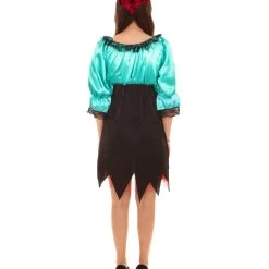 HPO Adult Women's Sexy Pirate Costume | Green Cosplay Costume 12 HPO Adult Women's Sexy Pirate Costume | Green Cosplay Costume