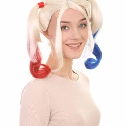 HPO Women's Womens Suicide Wig | Multi-color Cosplay TV/Movie Wigs | Premium Breathable Capless Cap 14 HPO Women's Womens Suicide Wig | Multi-color Cosplay TV/Movie Wigs | Premium Breathable Capless Cap