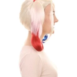 HPO Women's Womens Suicide Wig | Multi-color Cosplay TV/Movie Wigs | Premium Breathable Capless Cap 13 HPO Women's Womens Suicide Wig | Multi-color Cosplay TV/Movie Wigs | Premium Breathable Capless Cap