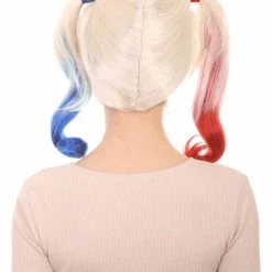 HPO Women's Womens Suicide Wig | Multi-color Cosplay TV/Movie Wigs | Premium Breathable Capless Cap 12 HPO Women's Womens Suicide Wig | Multi-color Cosplay TV/Movie Wigs | Premium Breathable Capless Cap
