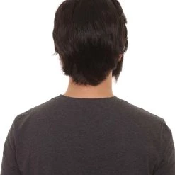 HPO Men's Men Black Wig With Full Beard Set | Cosplay Halloween Wig | Premium Breathable Capless Cap 12 HPO Men's Men Black Wig With Full Beard Set | Cosplay Halloween Wig | Premium Breathable Capless Cap