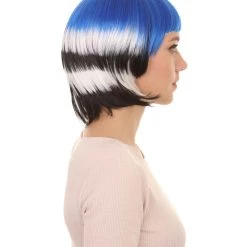 FLAGWIGS Women Patriotic South Korean Flag Bob Wig | Premium Breathable Capless Cap 13 FLAGWIGS Women Patriotic South Korean Flag Bob Wig | Premium Breathable Capless Cap