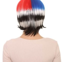 FLAGWIGS Women Patriotic South Korean Flag Bob Wig | Premium Breathable Capless Cap 12 FLAGWIGS Women Patriotic South Korean Flag Bob Wig | Premium Breathable Capless Cap