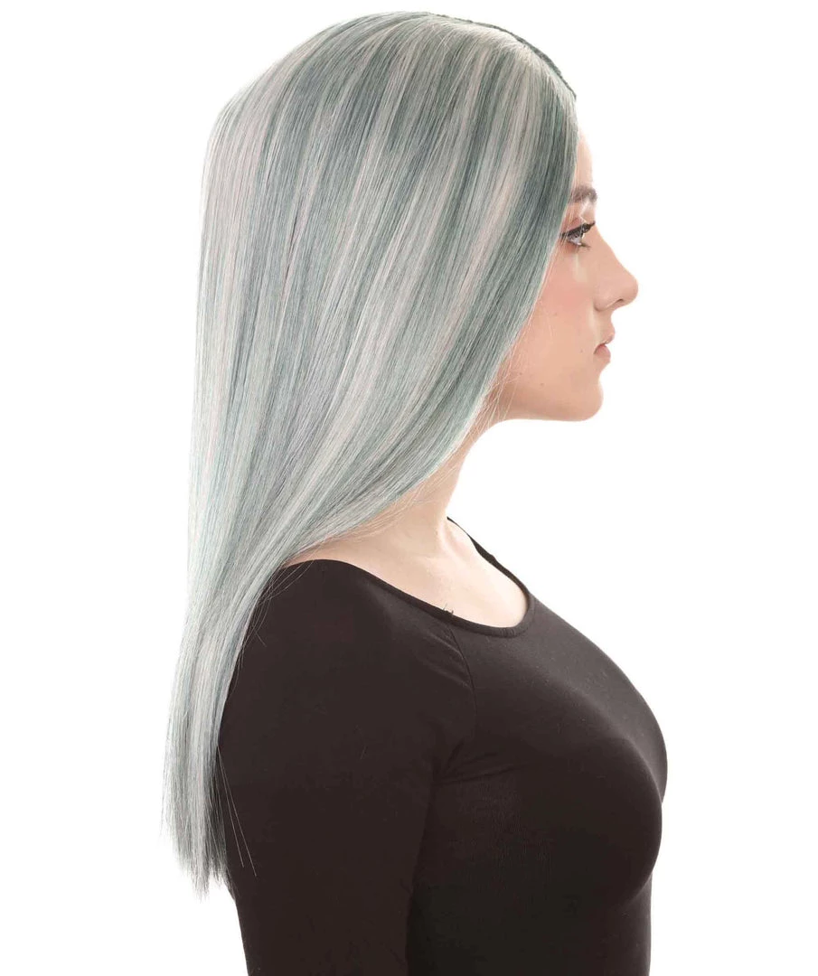 HPO After Death Zombie Womens Wig |Grey Horror Cosplay Halloween Wig | Premium Breathable Capless Cap Women's 5 HPO After Death Zombie Womens Wig |Grey Horror Cosplay Halloween Wig | Premium Breathable Capless Cap Women's