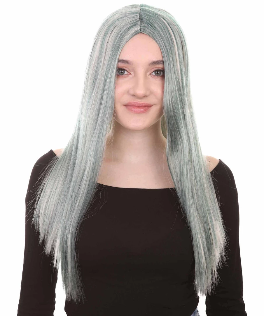 HPO After Death Zombie Womens Wig |Grey Horror Cosplay Halloween Wig | Premium Breathable Capless Cap Women's 1 HPO After Death Zombie Womens Wig |Grey Horror Cosplay Halloween Wig | Premium Breathable Capless Cap Women's