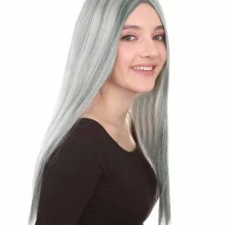 HPO After Death Zombie Womens Wig |Grey Horror Cosplay Halloween Wig | Premium Breathable Capless Cap Women's 14 HPO After Death Zombie Womens Wig |Grey Horror Cosplay Halloween Wig | Premium Breathable Capless Cap Women's