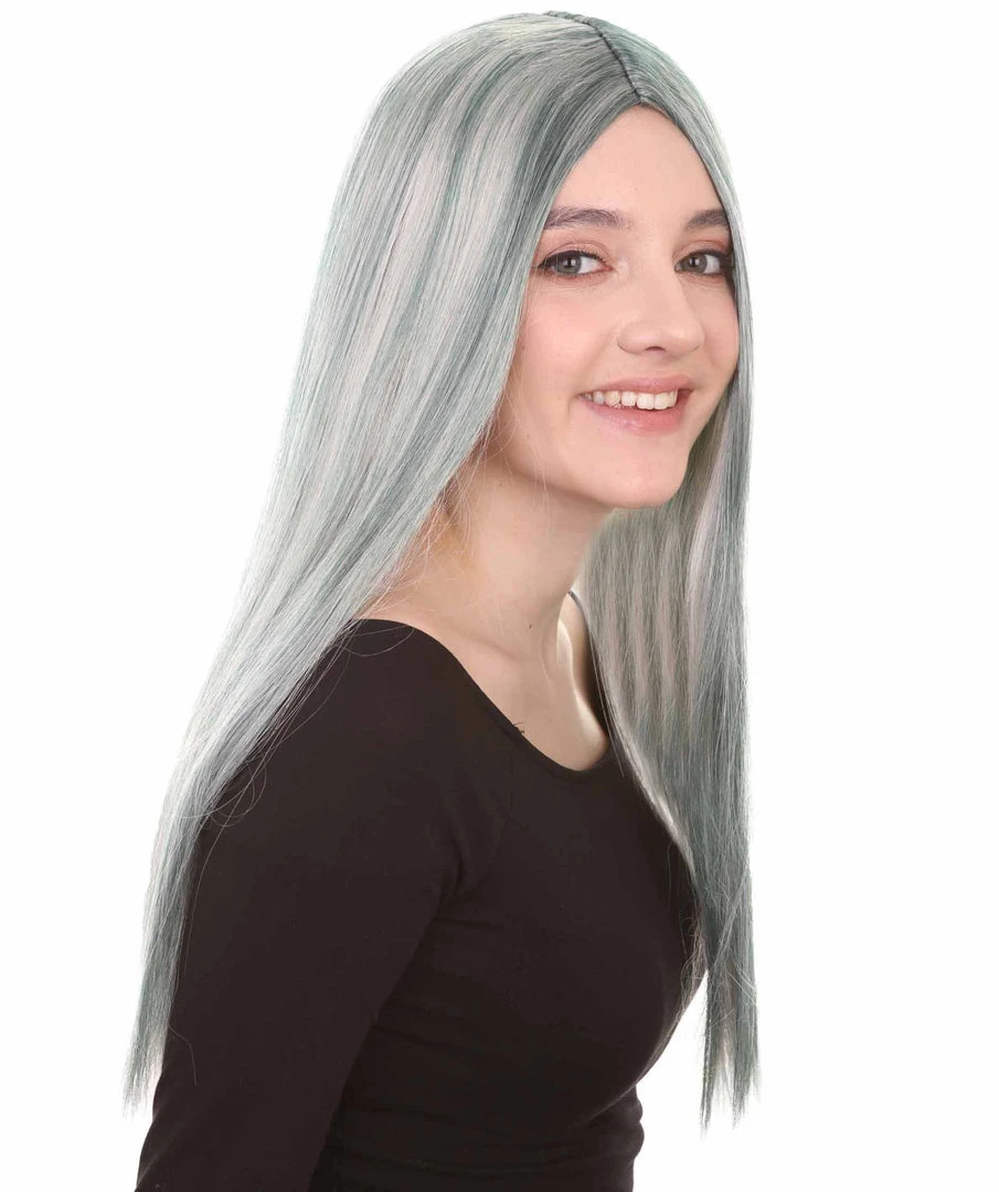 HPO After Death Zombie Womens Wig |Grey Horror Cosplay Halloween Wig | Premium Breathable Capless Cap Women's 6 HPO After Death Zombie Womens Wig |Grey Horror Cosplay Halloween Wig | Premium Breathable Capless Cap Women's