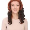 HPO Women's Womens Monster Wig | Black And Orange TV/Movie Wigs | Premium Breathable Capless Cap
