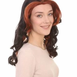 HPO Women's Womens Monster Wig | Black And Orange TV/Movie Wigs | Premium Breathable Capless Cap 14 HPO Women's Womens Monster Wig | Black And Orange TV/Movie Wigs | Premium Breathable Capless Cap