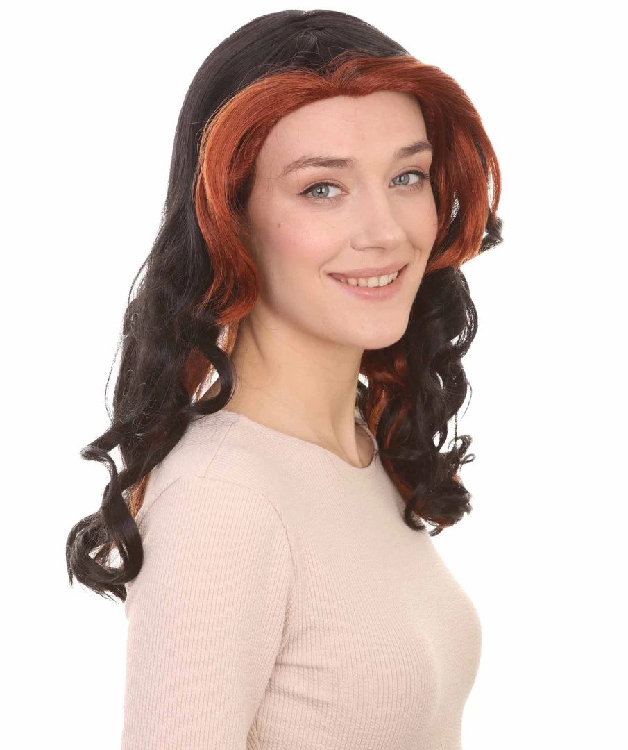 HPO Women's Womens Monster Wig | Black And Orange TV/Movie Wigs | Premium Breathable Capless Cap 6 HPO Women's Womens Monster Wig | Black And Orange TV/Movie Wigs | Premium Breathable Capless Cap