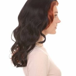 HPO Women's Womens Monster Wig | Black And Orange TV/Movie Wigs | Premium Breathable Capless Cap 13 HPO Women's Womens Monster Wig | Black And Orange TV/Movie Wigs | Premium Breathable Capless Cap