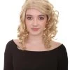 HPO Singer Curly Womens Wig | Party Ready Fancy Glamour Royal Wig | Premium Breathable Capless Cap Men's