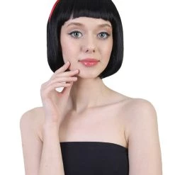 BC Cosplay Princess Snow Wig | Black Character Cosplay Halloween Wig | Premium Breathable Capless Cap 26 BC Cosplay Princess Snow Wig | Black Character Cosplay Halloween Wig | Premium Breathable Capless Cap