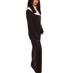 HPO Adult Women's Nun Outfit Costume | Black Halloween Costume