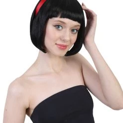 BC Cosplay Princess Snow Wig | Black Character Cosplay Halloween Wig | Premium Breathable Capless Cap 25 BC Cosplay Princess Snow Wig | Black Character Cosplay Halloween Wig | Premium Breathable Capless Cap