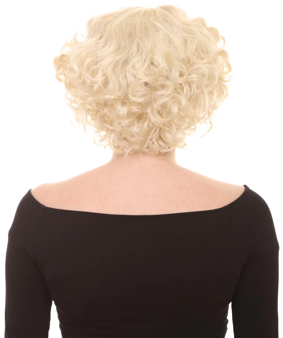 HPO Sexy Womens Wig | Curly Blonde Short Celebrity Wig | Premium Breathable Capless Cap 5 HPO Sexy Womens Wig | Curly Blonde Short Celebrity Wig | Premium Breathable Capless Cap